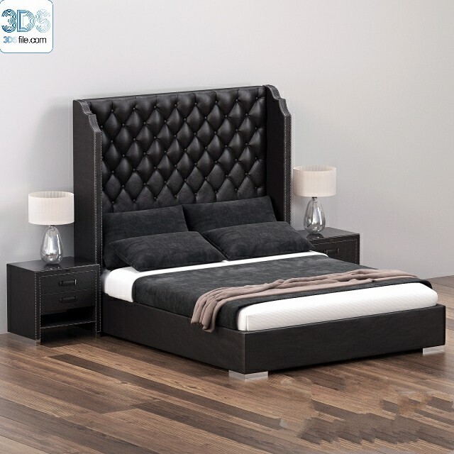 212 Bed 3d models Vol.16 - Vray