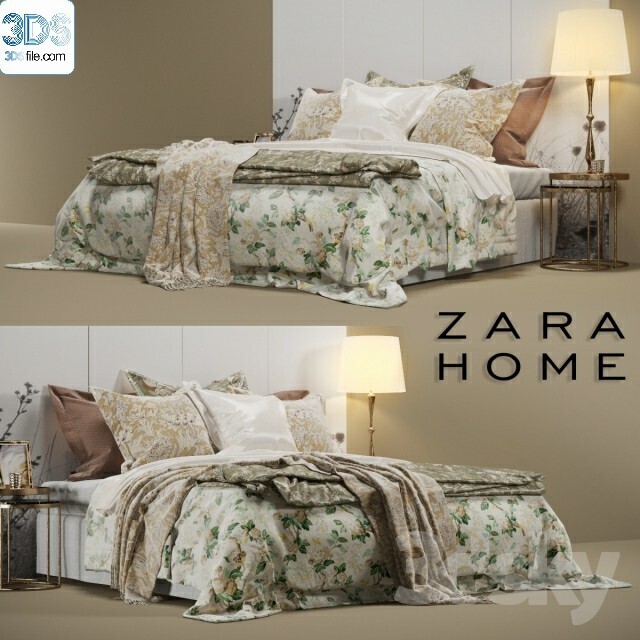 212 Bed 3d models Vol.16 - Vray