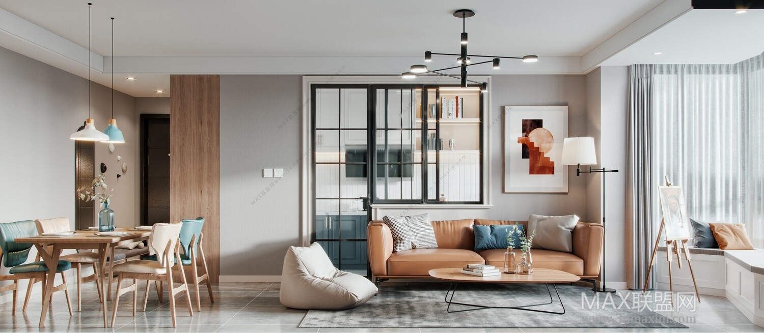 21 Living Room 3d Models Vol.23-Vray