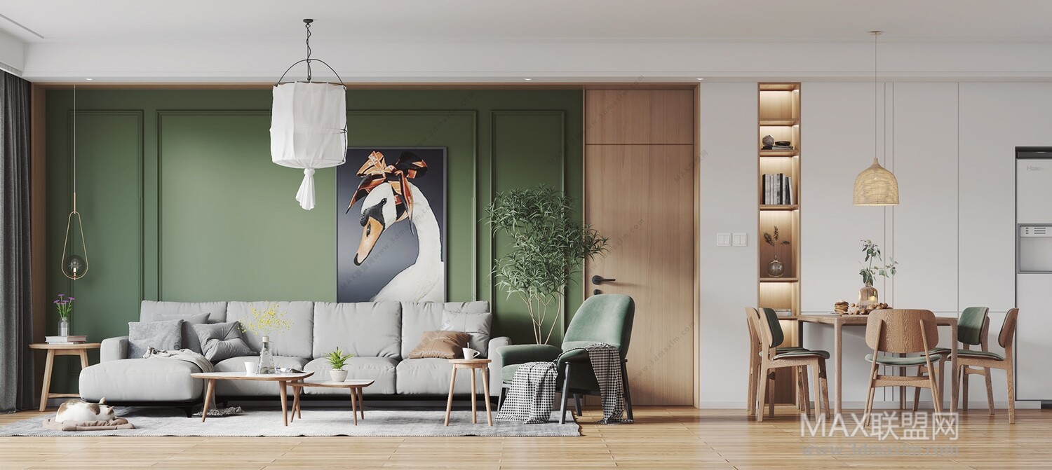 21 Living Room 3d Models Vol.23-Vray