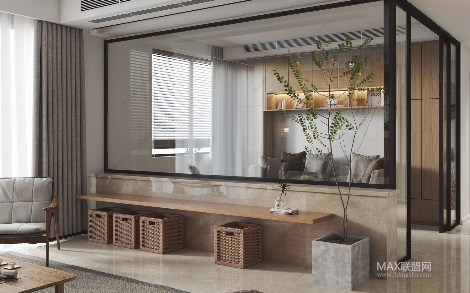 21 Living Room 3d Models Vol.23-Vray