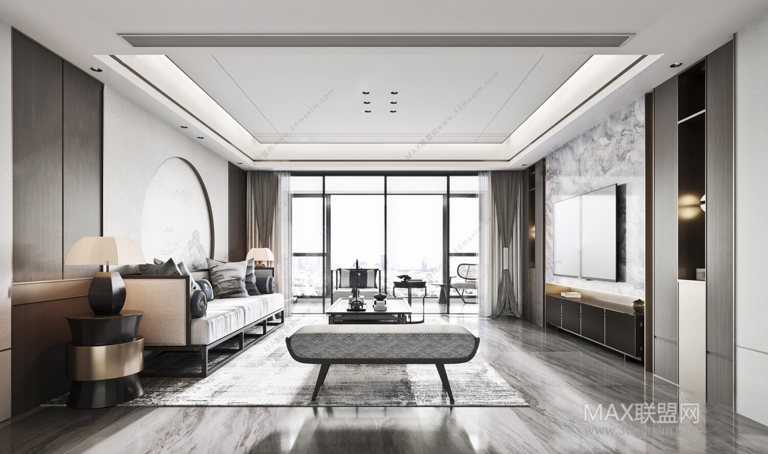 21 Living Room 3d Models Vol.23-Vray