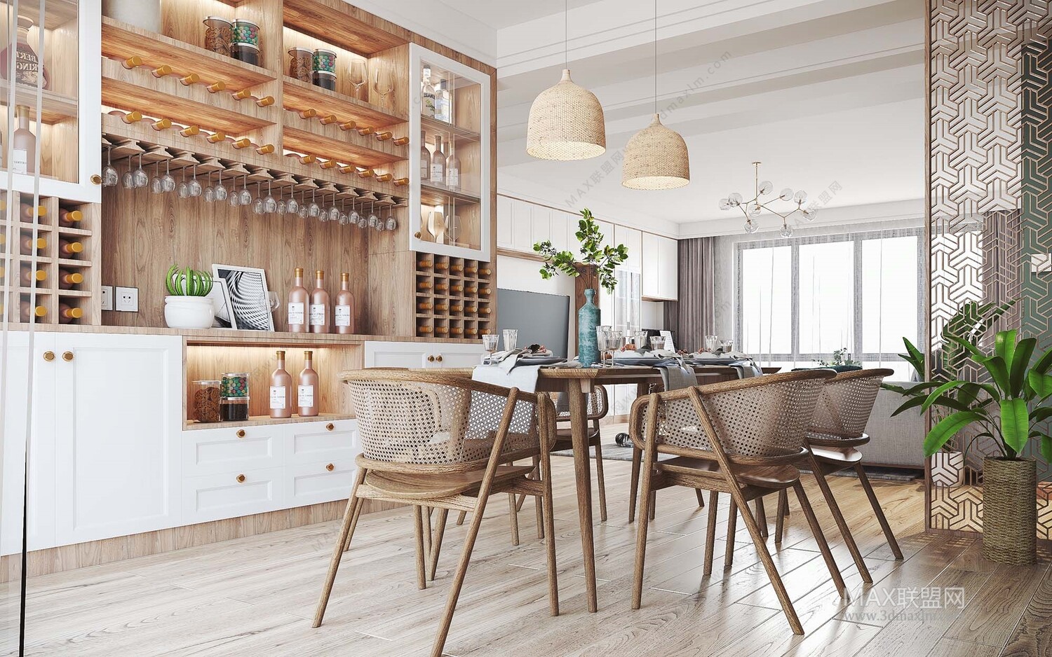 21 Living Room 3d Models Vol.23-Vray
