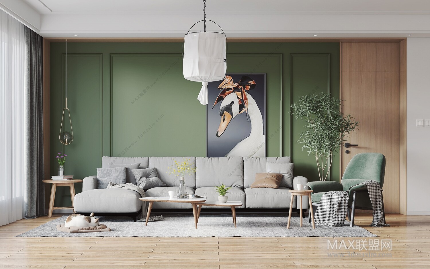 21 Living Room 3d Models Vol.23-Vray