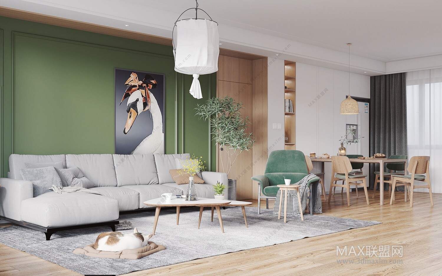 21 Living Room 3d Models Vol.23-Vray
