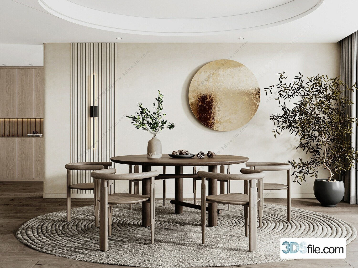 16 Dining Room 3d Models Vol.10