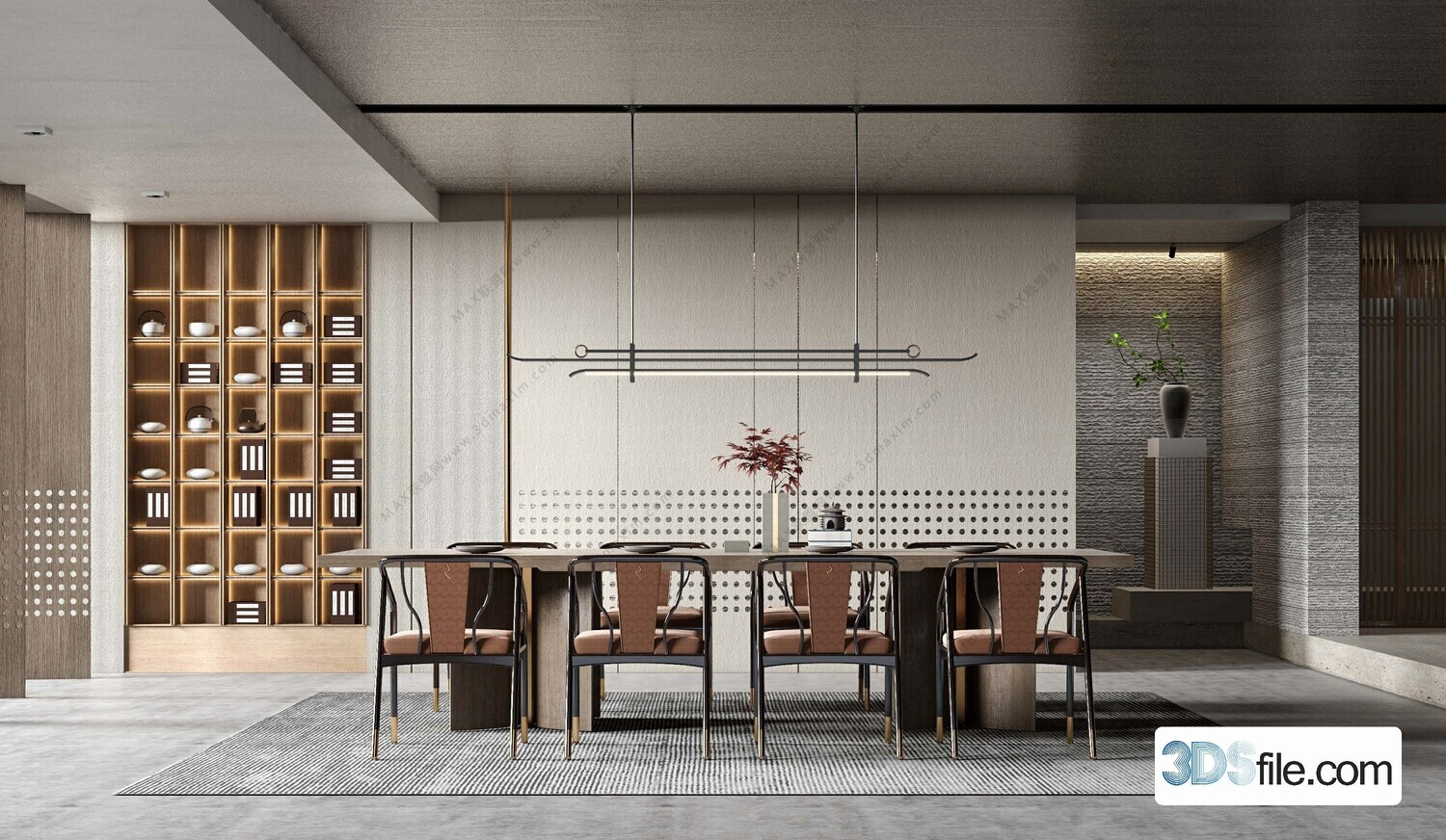 16 Dining Room 3d Models Vol.10