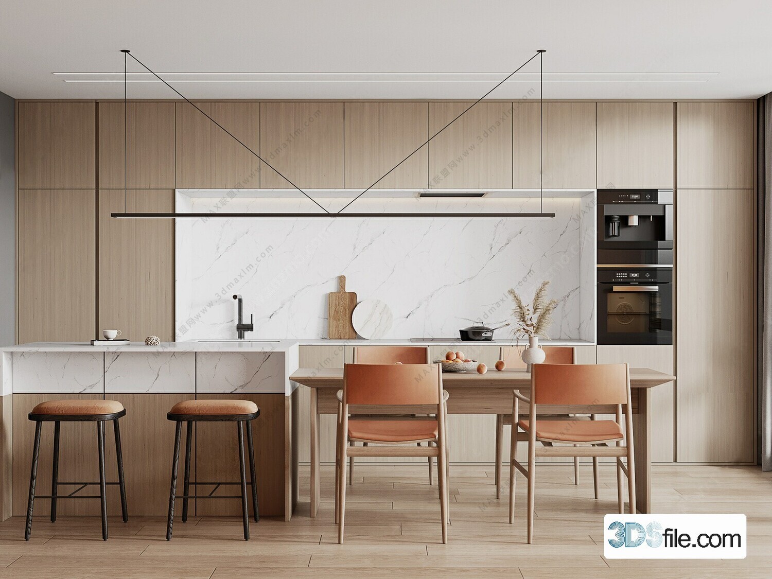16 Dining Room 3d Models Vol.10