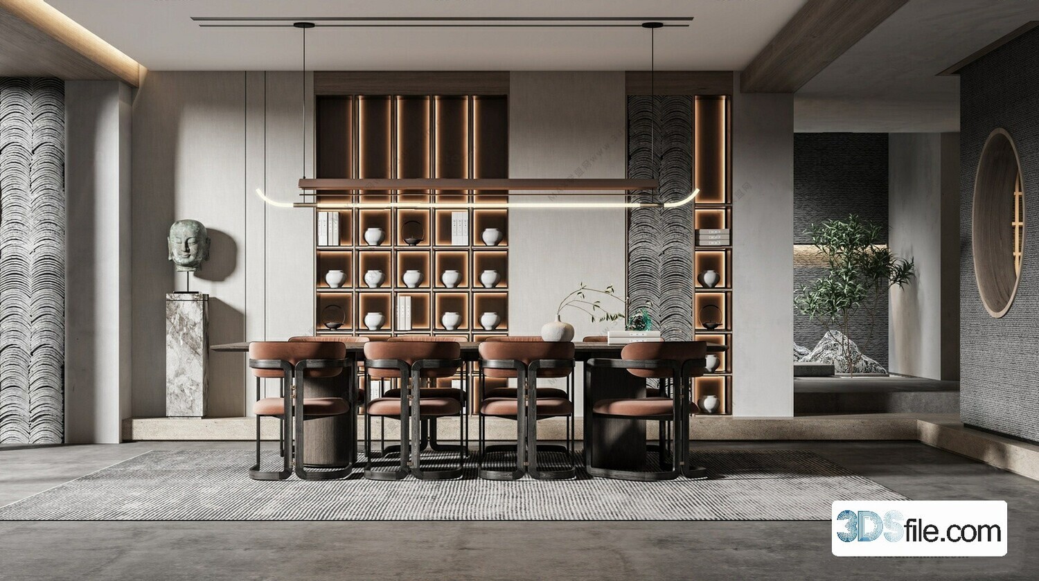 16 Dining Room 3d Models Vol.10