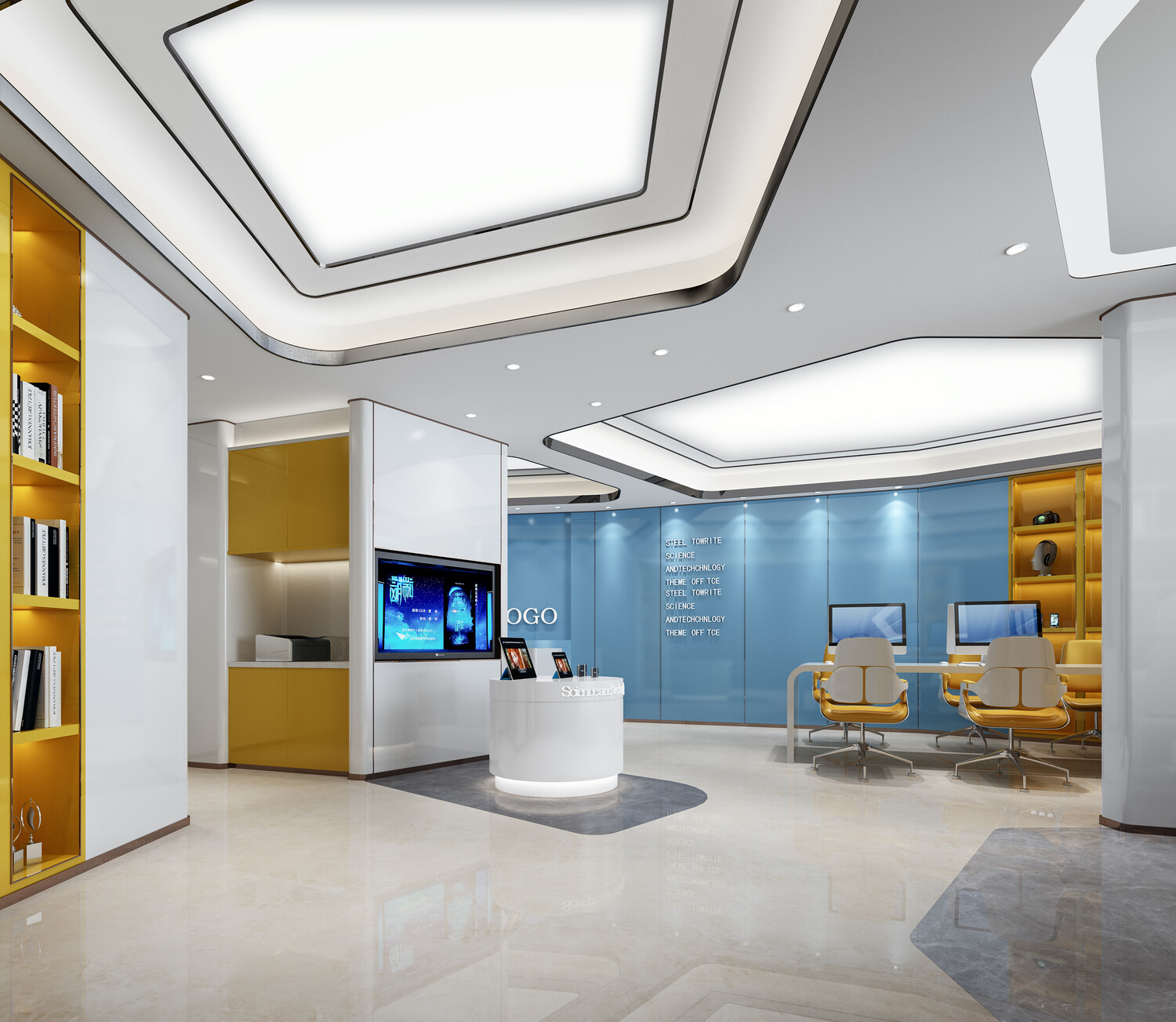 28 Office Design 3d Models Vol.08