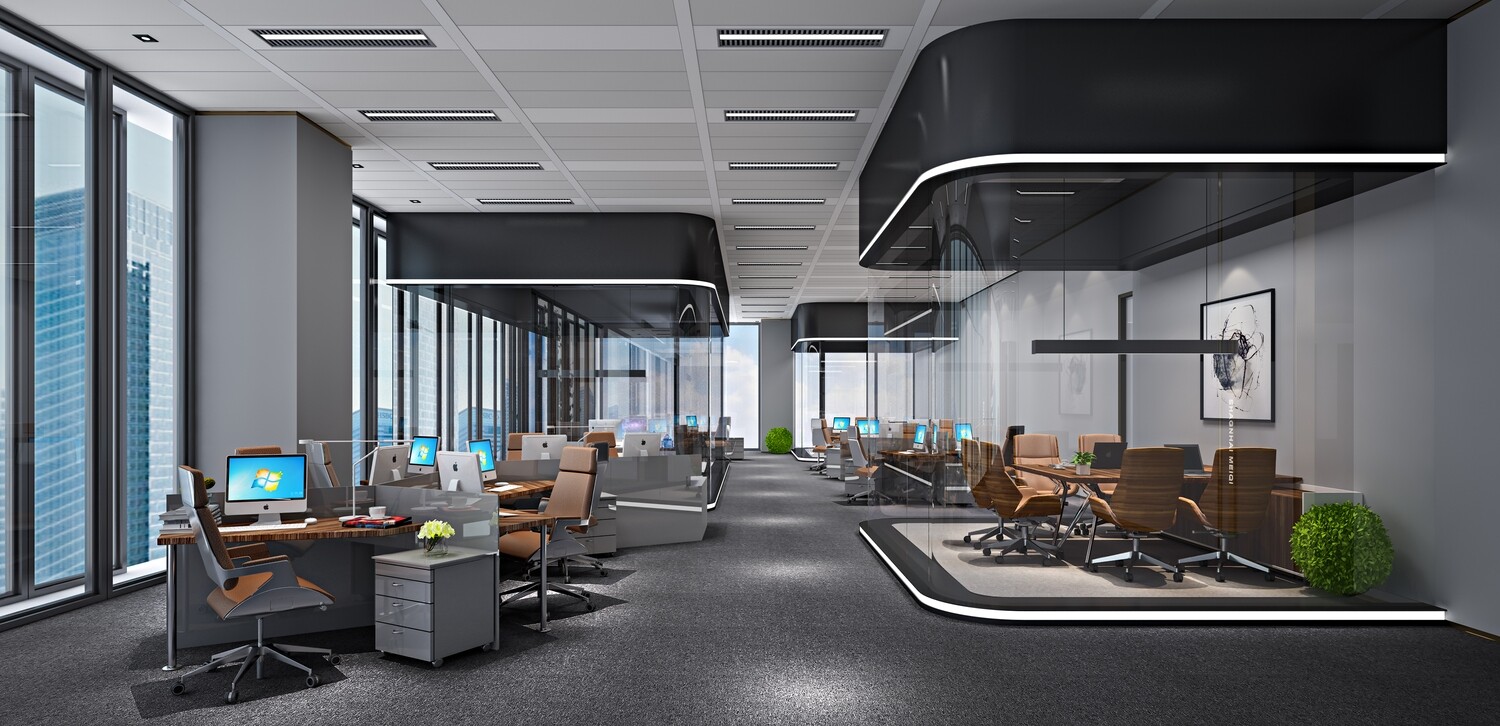 28 Office Design 3d Models Vol.08