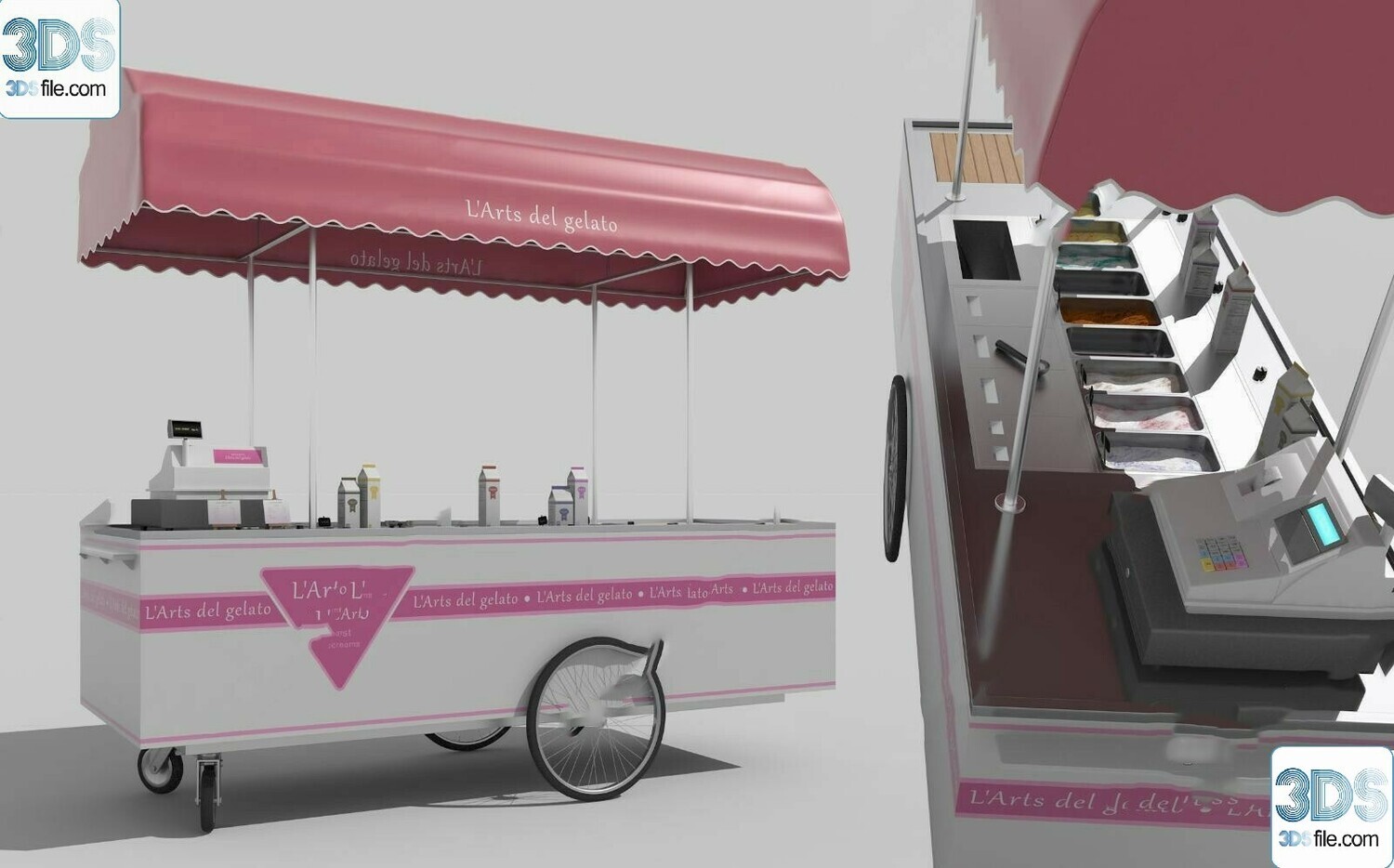 30 Fast Food Car 3d Models Vol.01