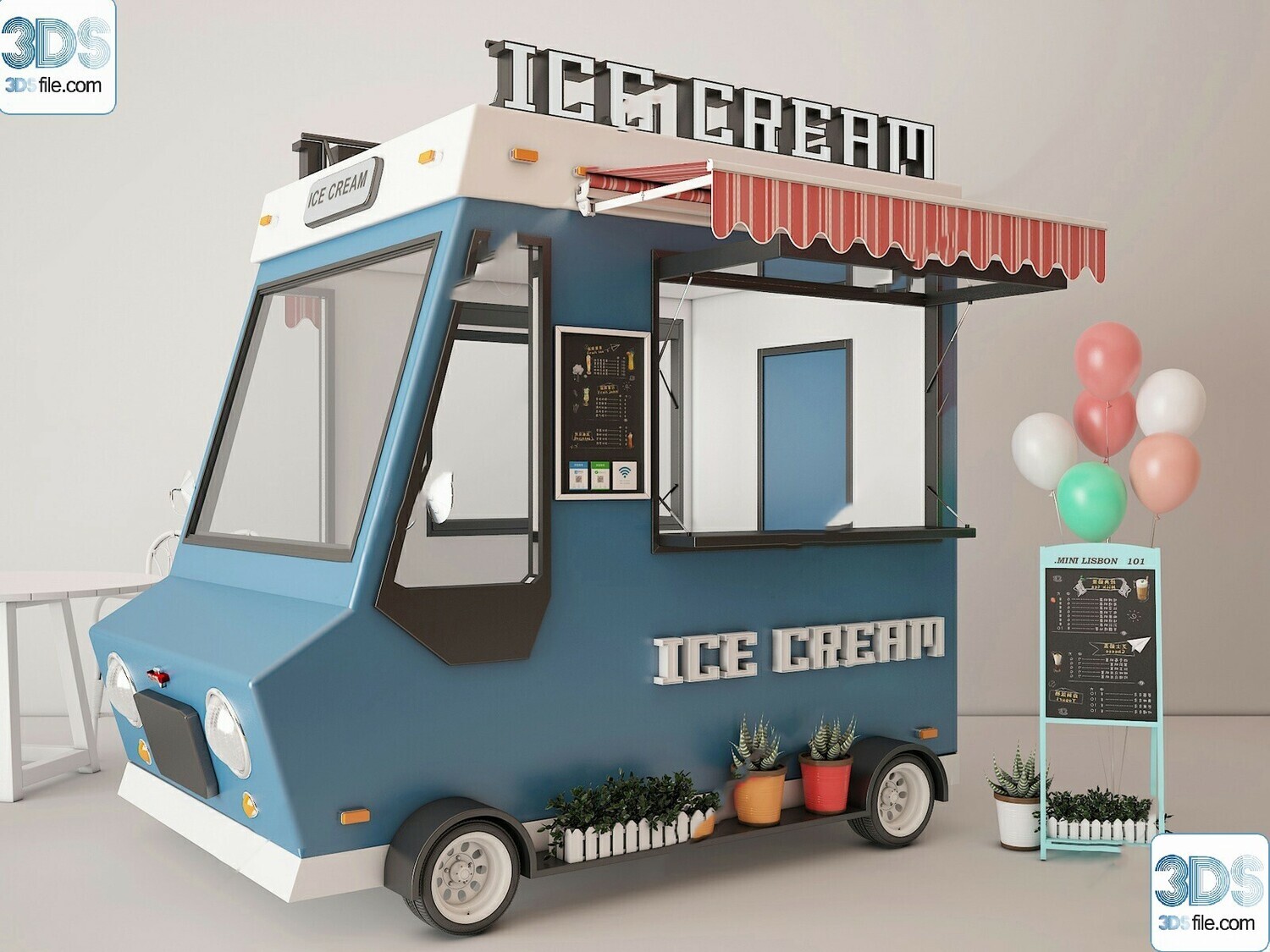 30 Fast Food Car 3d Models Vol.01