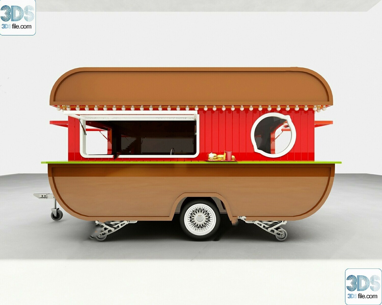 30 Fast Food Car 3d Models Vol.01
