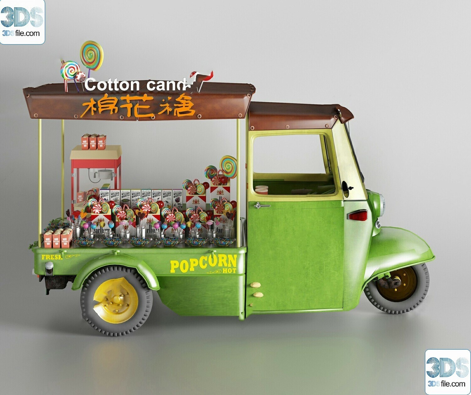 30 Fast Food Car 3d Models Vol.01