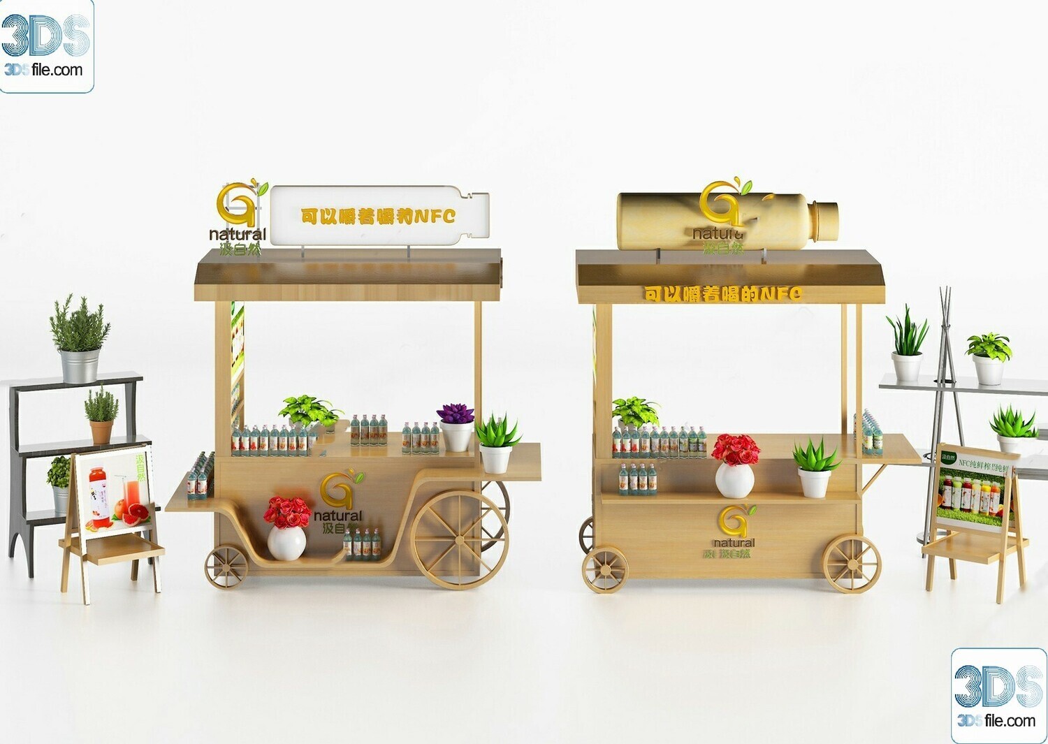 30 Fast Food Car 3d Models Vol.01