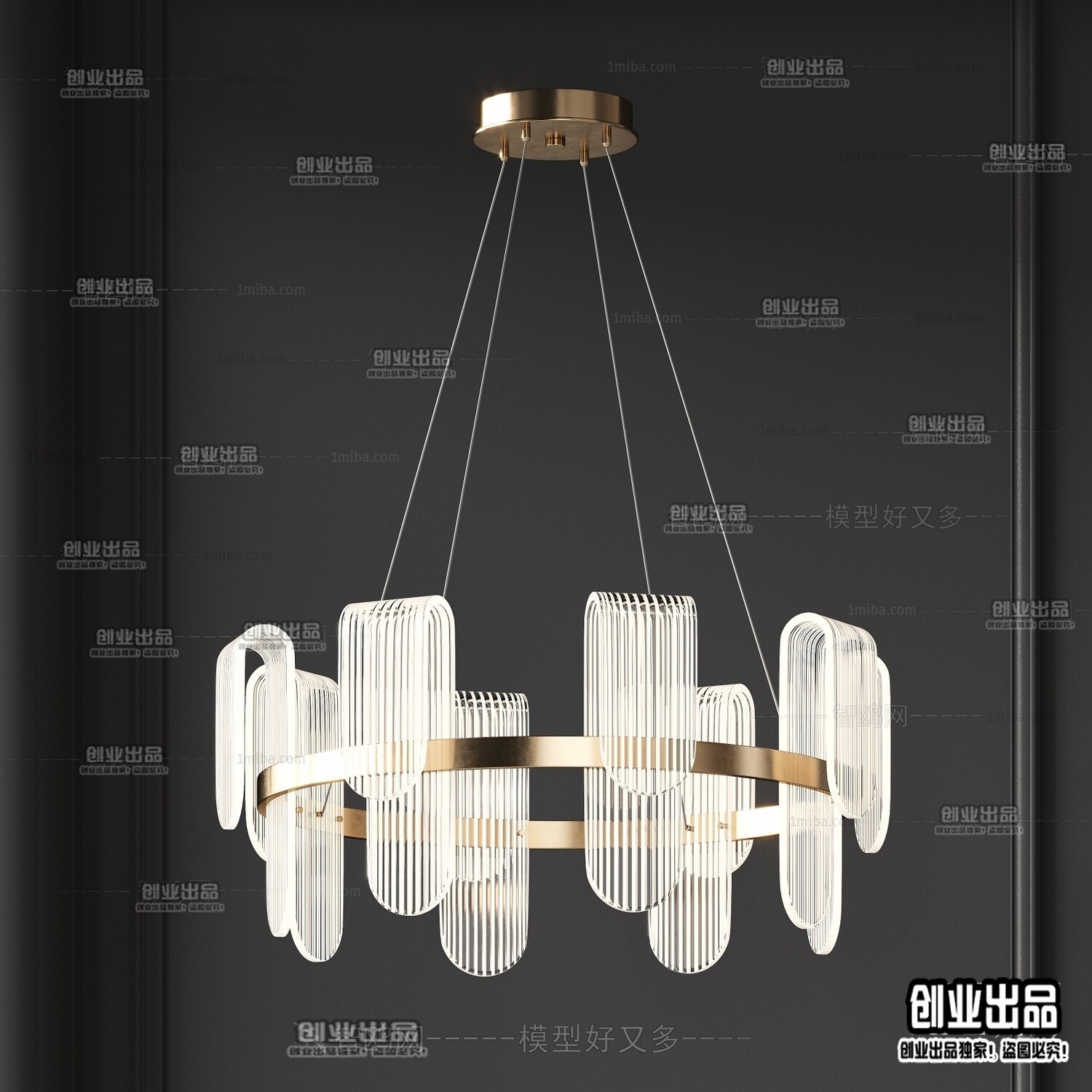 41 Celling lamp 3d models Vol.06