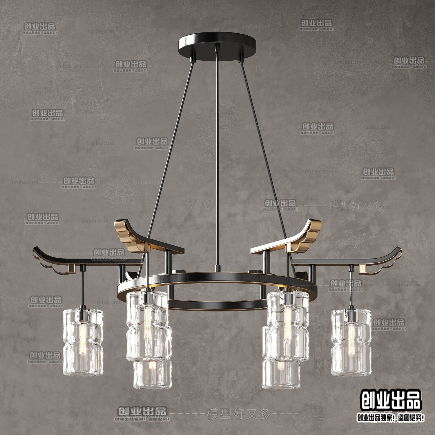 41 Celling lamp 3d models Vol.06