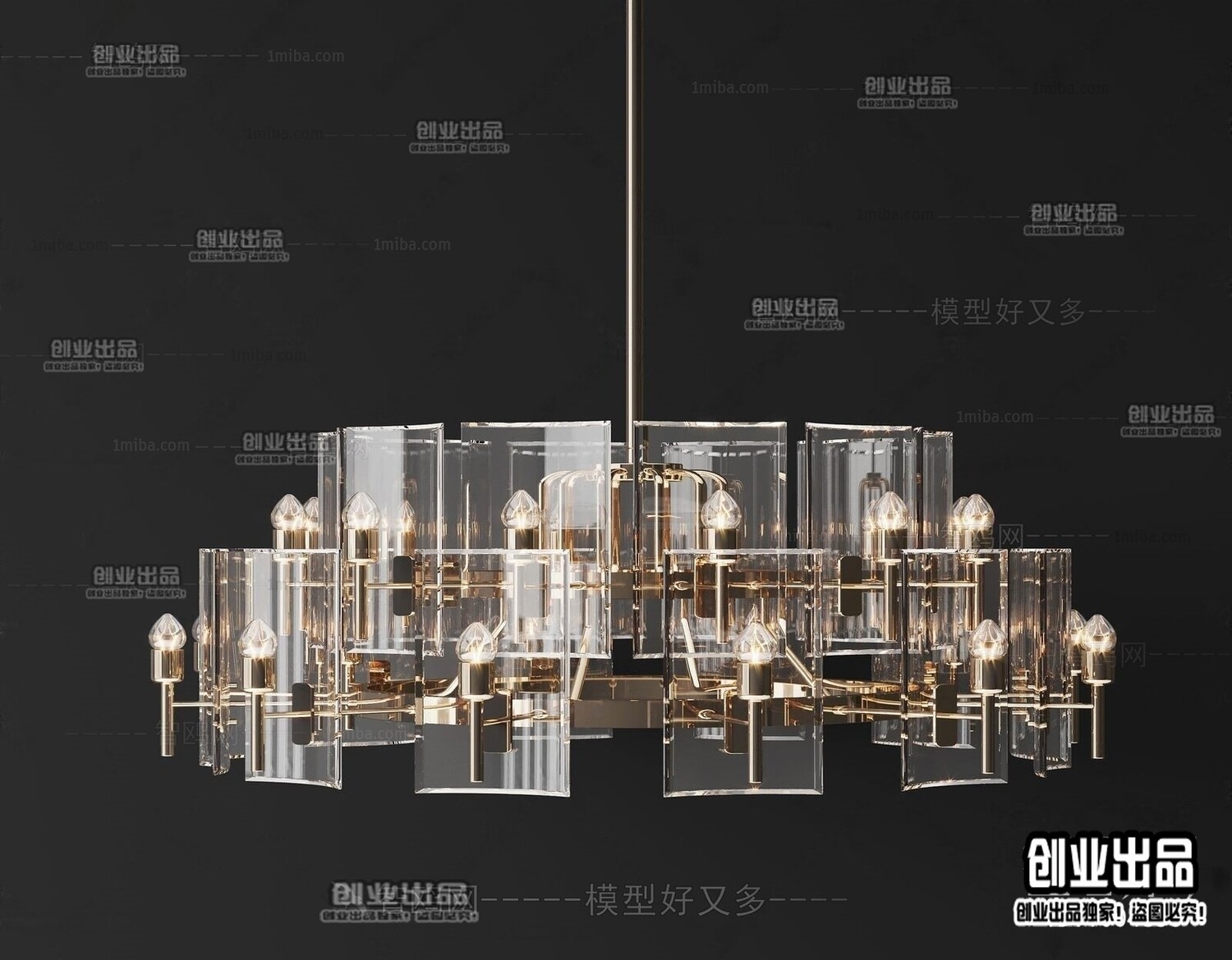 41 Celling lamp 3d models Vol.06