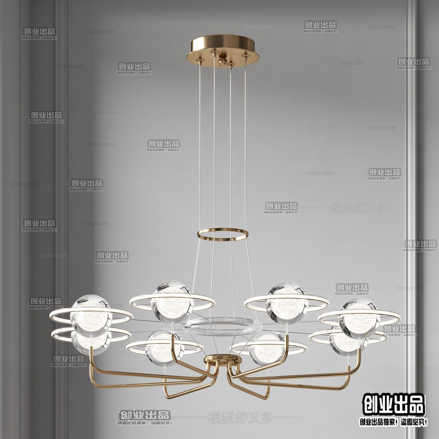 41 Celling lamp 3d models Vol.06