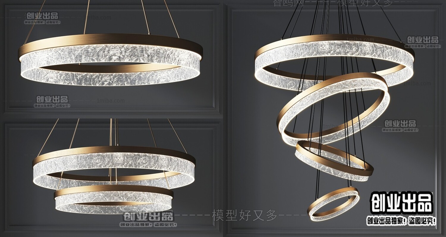 41 Celling lamp 3d models Vol.06