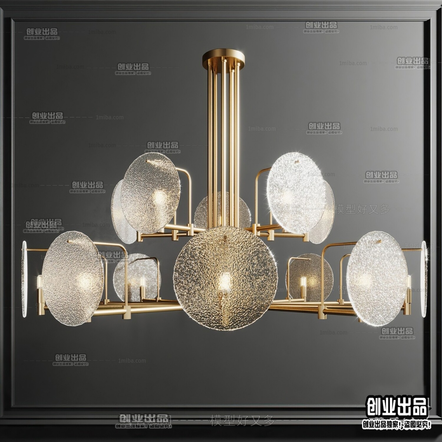 41 Celling lamp 3d models Vol.06
