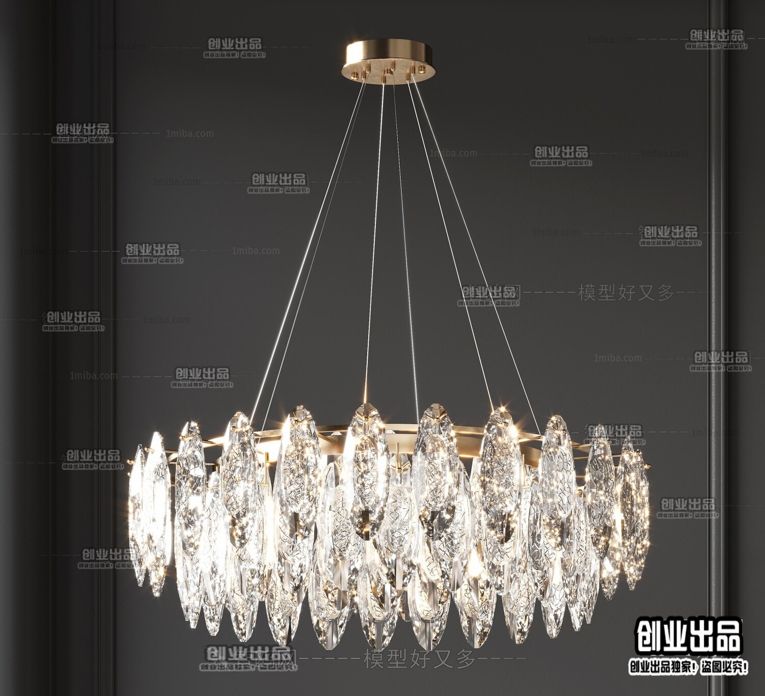 41 Celling lamp 3d models Vol.06