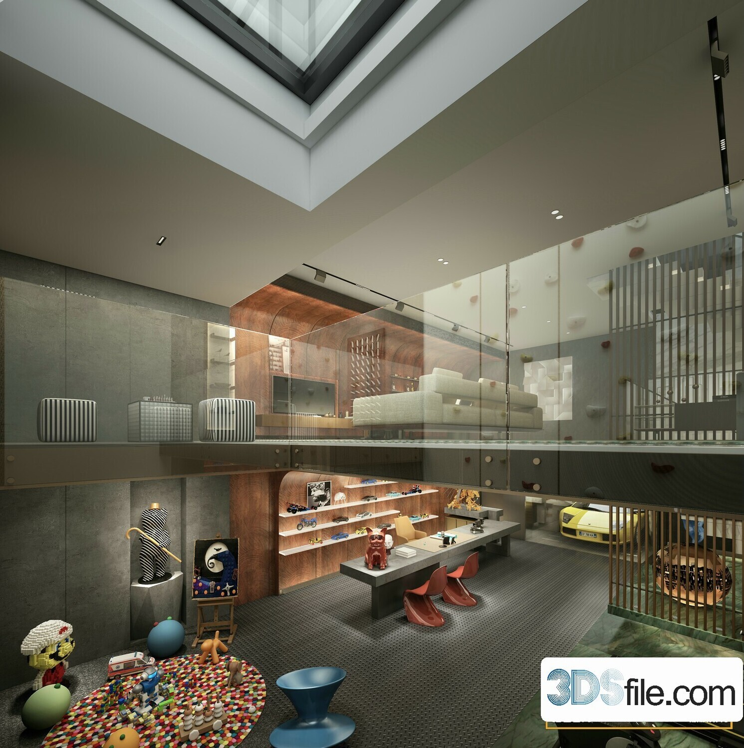 18 Entertainment Room 3d Models Vol.01-Co.ro.na