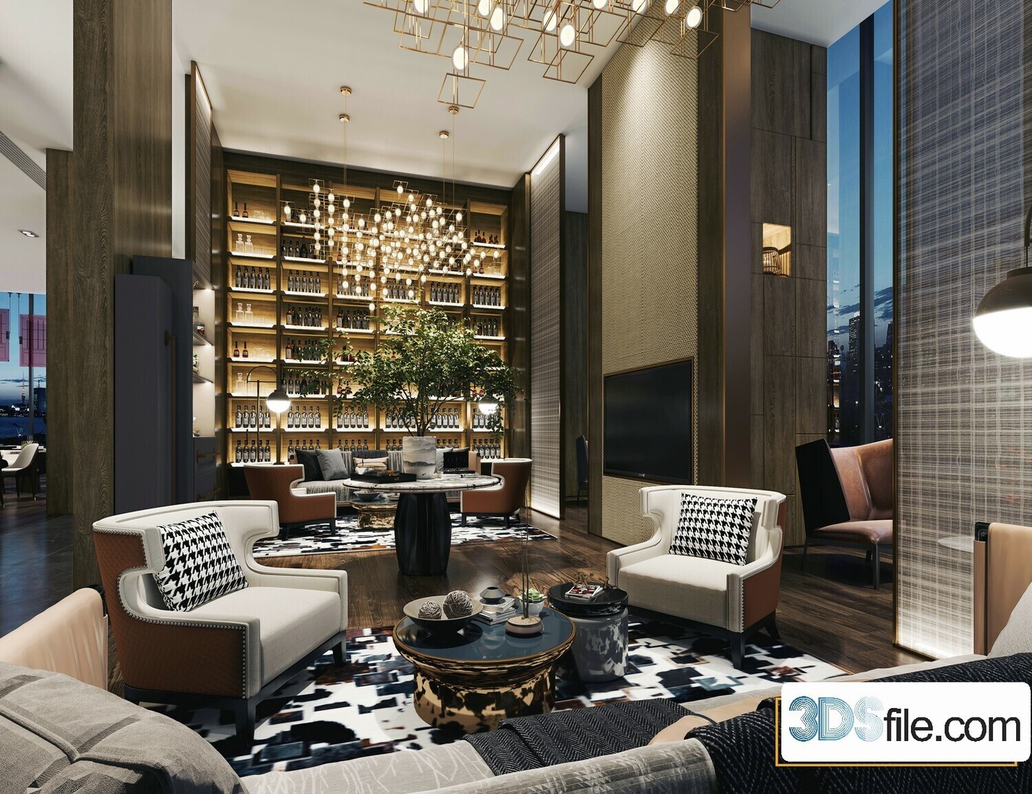 18 Entertainment Room 3d Models Vol.01-Co.ro.na