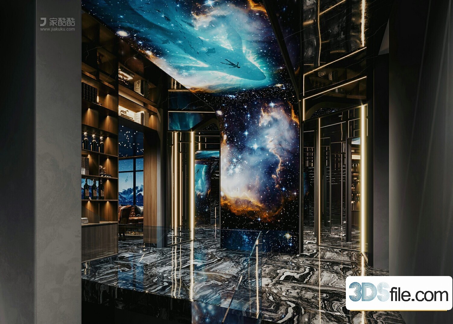 18 Entertainment Room 3d Models Vol.01-Co.ro.na