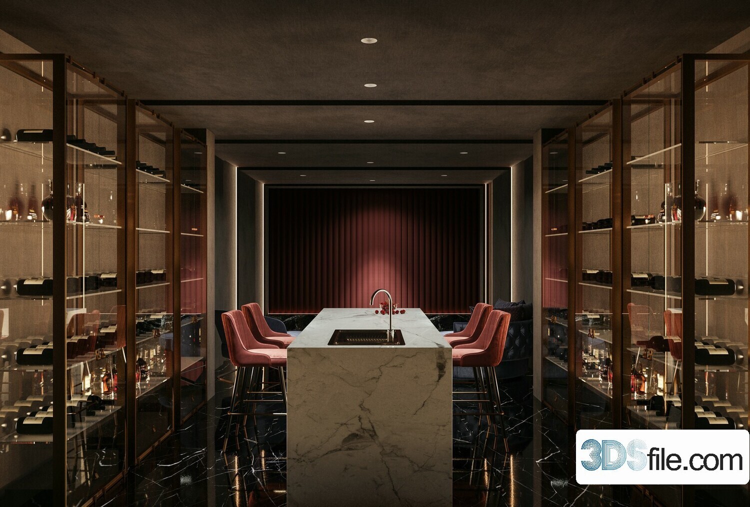 18 Entertainment Room 3d Models Vol.01-Co.ro.na