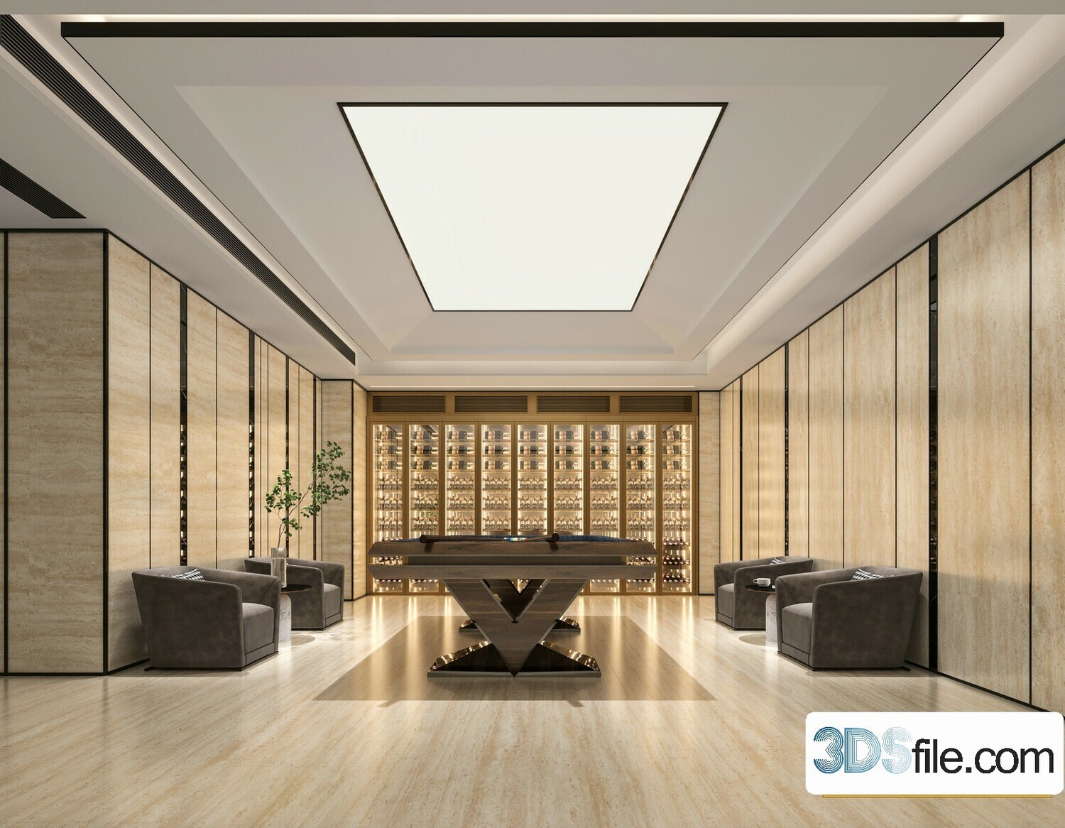 18 Entertainment Room 3d Models Vol.01-Co.ro.na