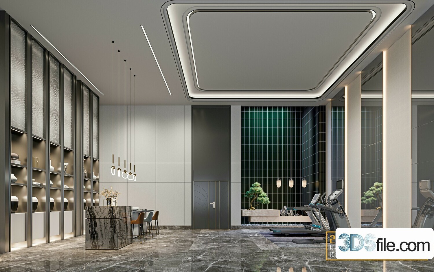 18 Entertainment Room 3d Models Vol.01-Co.ro.na