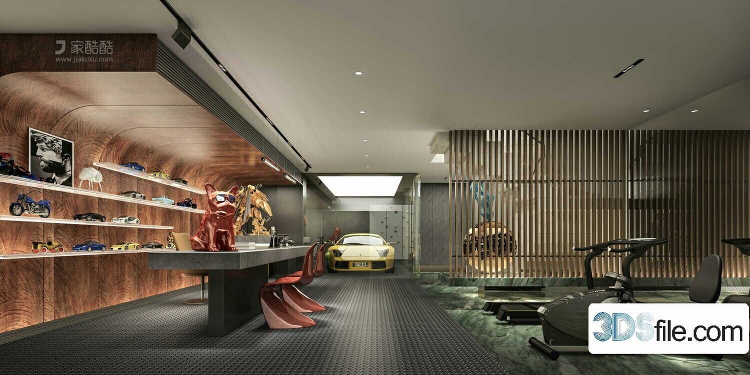 18 Entertainment Room 3d Models Vol.01-Co.ro.na