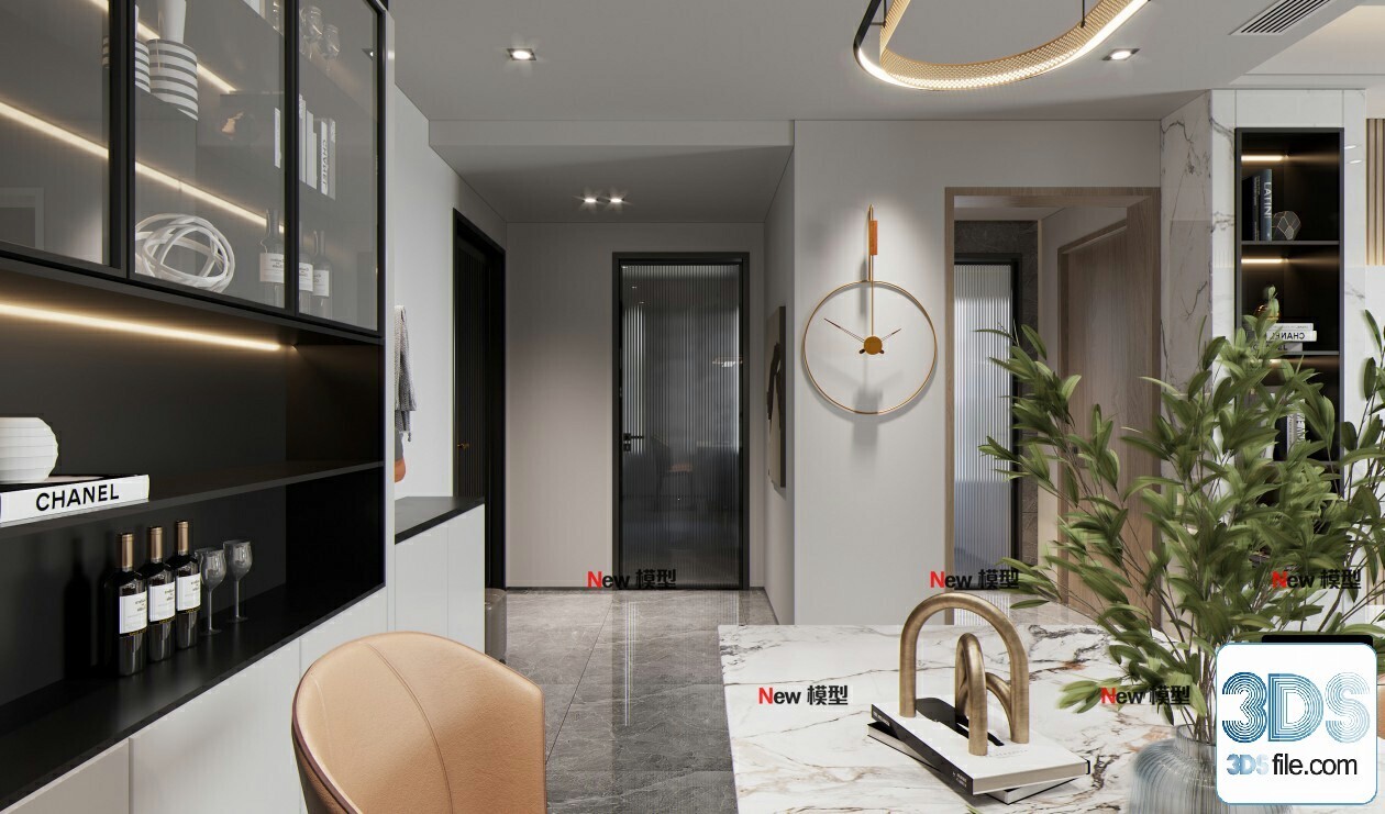 20 Living Room 3d Models Vol.24-Vray