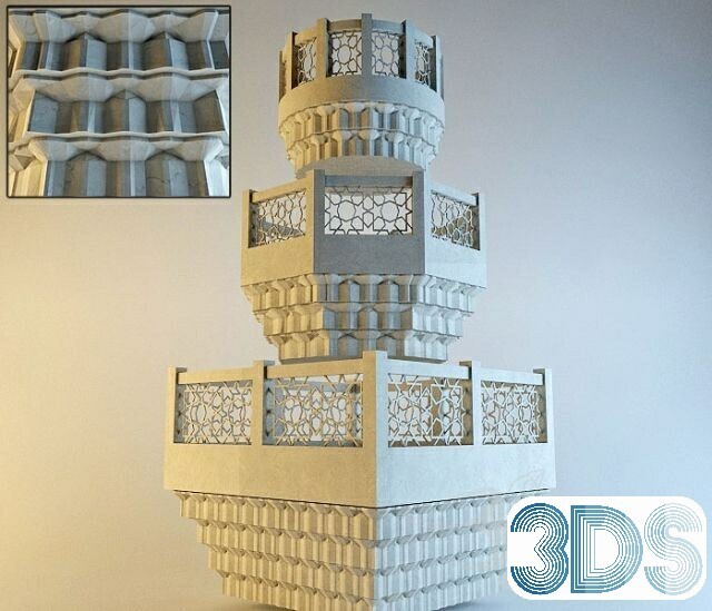 153 Arabic Style 3d Models - Vray