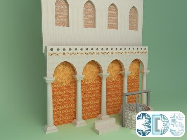 153 Arabic Style 3d Models - Vray