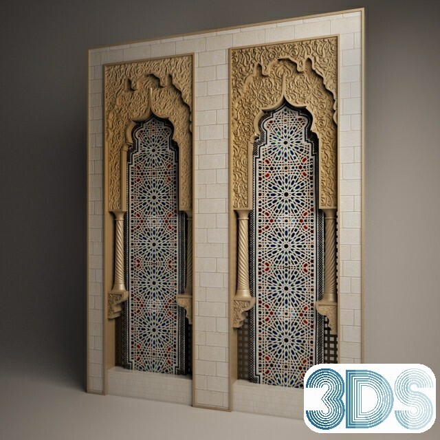 153 Arabic Style 3d Models - Vray