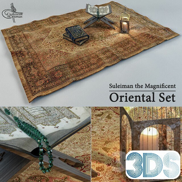 153 Arabic Style 3d Models - Vray