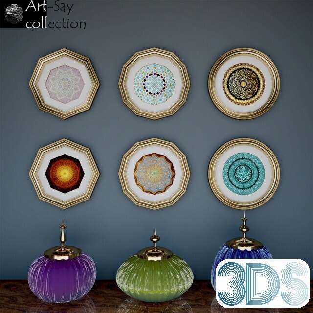 153 Arabic Style 3d Models - Vray