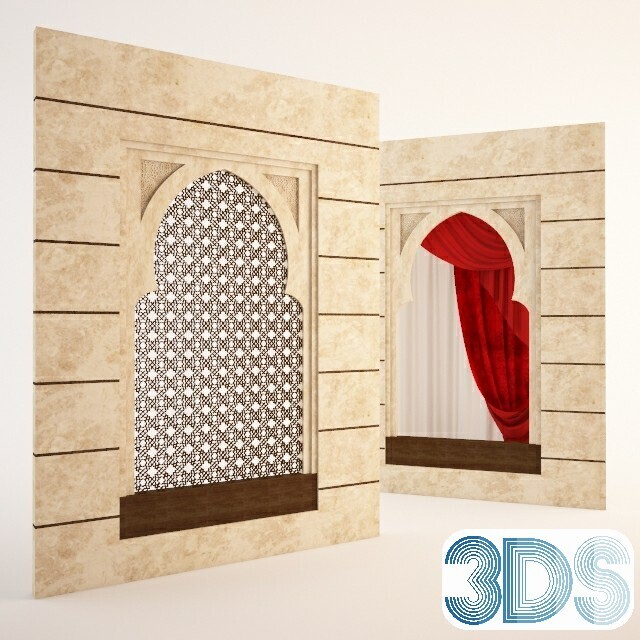 153 Arabic Style 3d Models - Vray