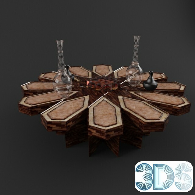 153 Arabic Style 3d Models - Vray