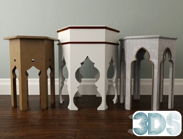 153 Arabic Style 3d Models - Vray