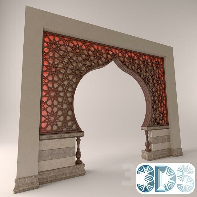 153 Arabic Style 3d Models - Vray