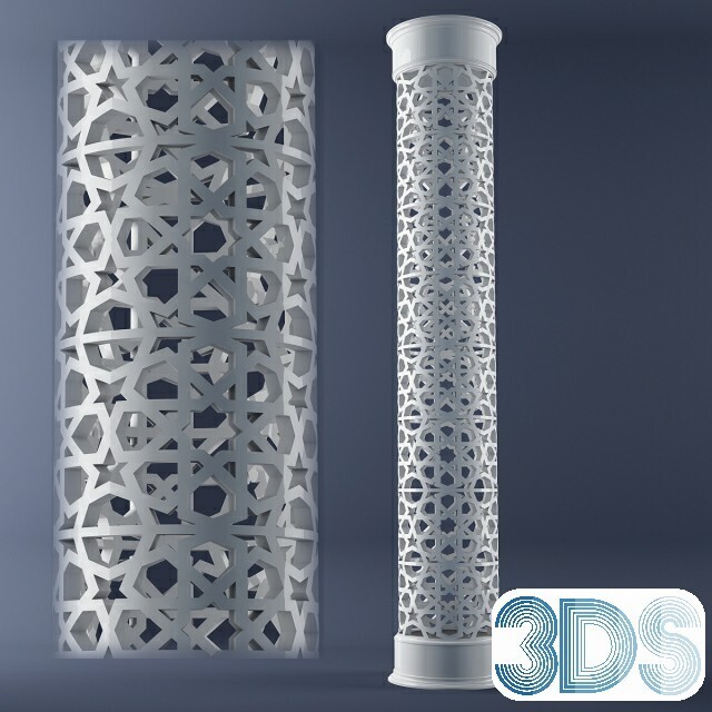 153 Arabic Style 3d Models - Vray