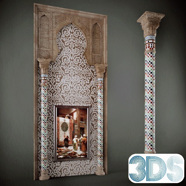 153 Arabic Style 3d Models - Vray