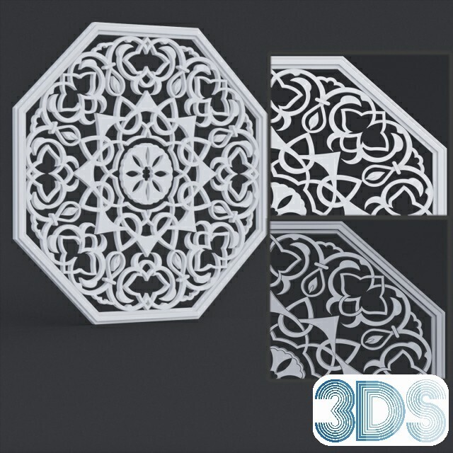 153 Arabic Style 3d Models - Vray