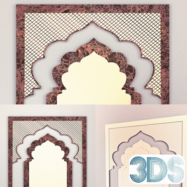 153 Arabic Style 3d Models - Vray
