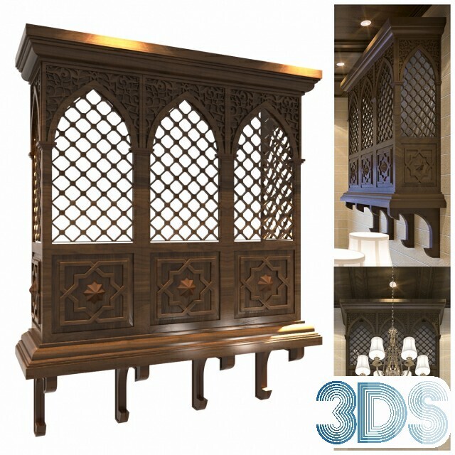 153 Arabic Style 3d Models - Vray