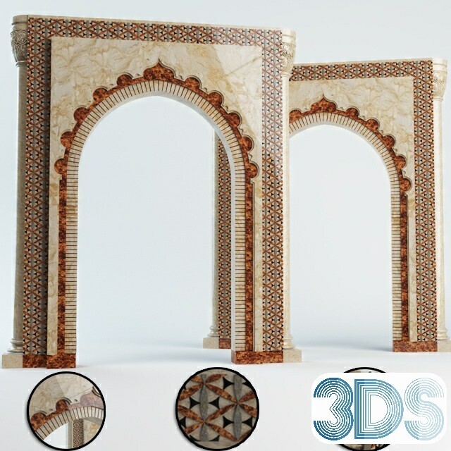 153 Arabic Style 3d Models - Vray